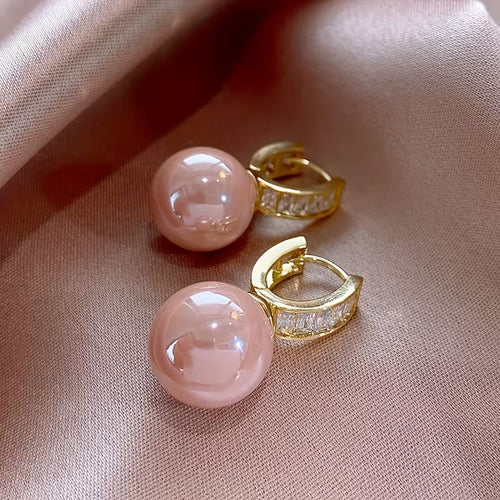 2pcs Elegant And Beautiful Hoop Earrings