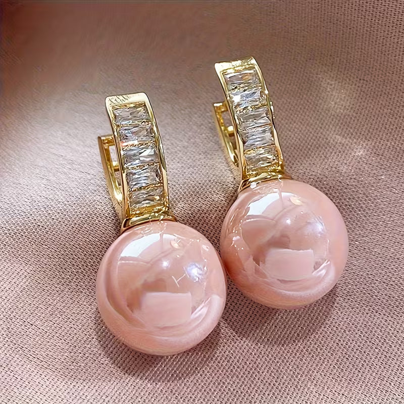 2pcs Elegant And Beautiful Hoop Earrings